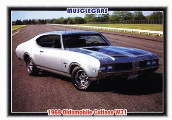 #79 1969 Oldsmobile Cutlass W31 - 1992 Collect-A-Card Muscle Cars