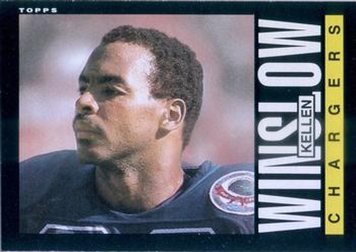 #379 Kellen Winslow - San Diego Chargers - 1985 Topps Football
