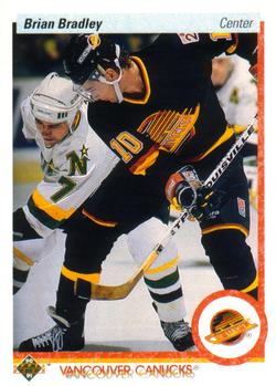 #79 Brian Bradley - Vancouver Canucks - 1990-91 Upper Deck Hockey