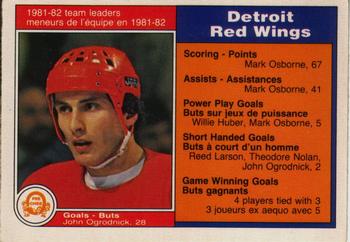 #79 John Ogrodnick - Detroit Red Wings - 1982-83 O-Pee-Chee Hockey