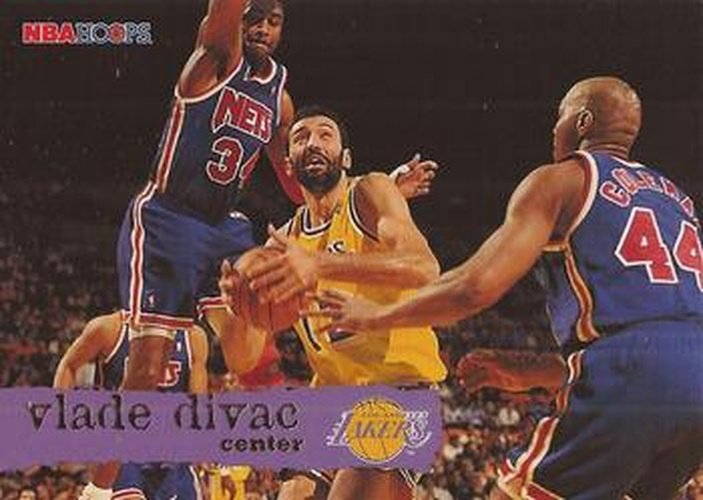 #79 Vlade Divac - Los Angeles Lakers - 1995-96 Hoops Basketball