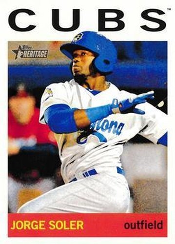 #79b Jorge Soler - Daytona Cubs - 2013 Topps Heritage Minor League Baseball