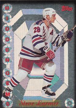#7HG Steve Larmer - New York Rangers - 1995-96 Topps Hockey - Hidden Gems