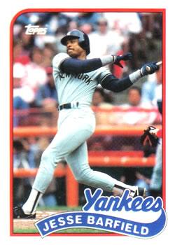 #7T Jesse Barfield - New York Yankees - 1989 Topps Traded Baseball
