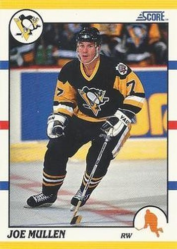 #7T Joe Mullen - Pittsburgh Penguins - 1990-91 Score Rookie and Traded Hockey