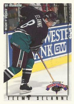 #7 Teemu Selanne - Anaheim Mighty Ducks - 1996-97 Topps NHL Picks Hockey