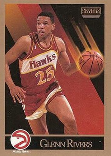 #7 Glenn Rivers - Atlanta Hawks - 1990-91 SkyBox Basketball