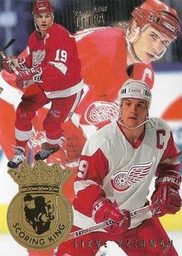 #7 Steve Yzerman - Detroit Red Wings - 1994-95 Ultra Hockey - Scoring Kings