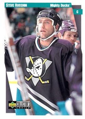 #7 Steve Rucchin - Anaheim Mighty Ducks - 1997-98 Collector's Choice Hockey