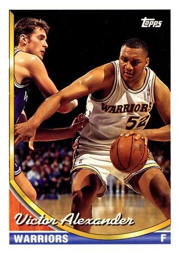 #7 Victor Alexander - Golden State Warriors - 1993-94 Topps Basketball