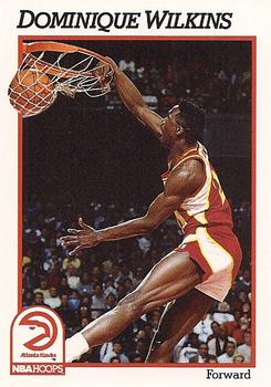 #7 Dominique Wilkins - Atlanta Hawks - 1991-92 Hoops Basketball