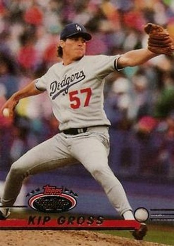 #7 Kip Gross - Los Angeles Dodgers - 1993 Stadium Club Baseball