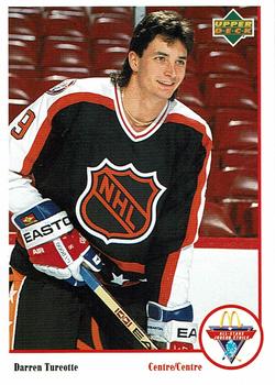 #Mc-7 Darren Turcotte - New York Rangers - 1991-92 Upper Deck McDonald's All-Stars Hockey