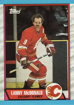 #7 Lanny McDonald - Calgary Flames - 1989-90 Topps Hockey