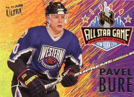 #7 Pavel Bure - Vancouver Canucks - 1994-95 Ultra Hockey - All-Stars