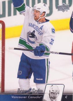 #7 Henrik Sedin - Vancouver Canucks - 2010-11 Upper Deck Hockey