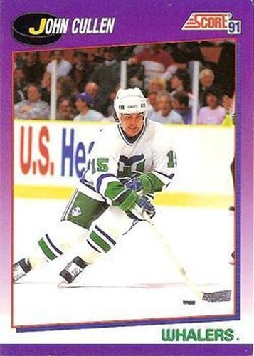 #7 John Cullen - Hartford Whalers - 1991-92 Score American Hockey