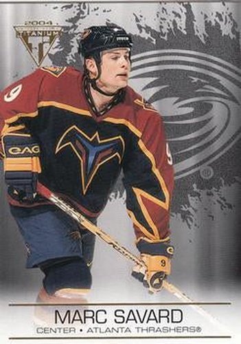 #7 Marc Savard - Atlanta Thrashers - 2003-04 Pacific Private Stock Titanium Hockey