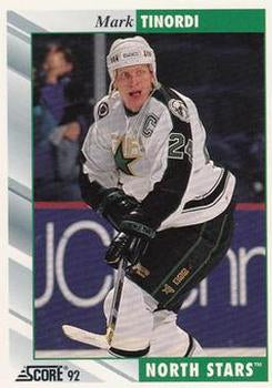 #7 Mark Tinordi - Minnesota North Stars - 1992-93 Score USA Hockey