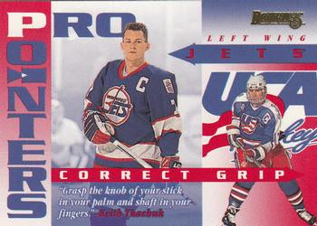 #7 Keith Tkachuk - Winnipeg Jets / USA - 1995-96 Donruss Hockey - Pro Pointers