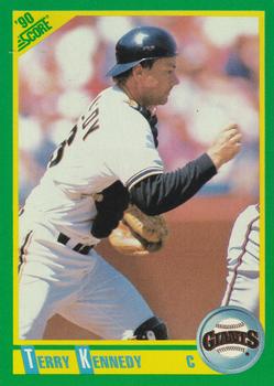#7 Terry Kennedy - San Francisco Giants - 1990 Score Baseball