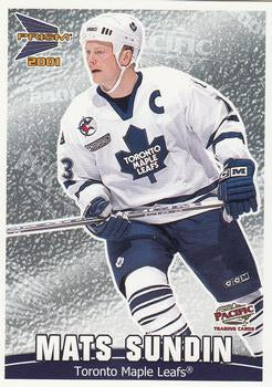 #7 Mats Sundin - Toronto Maple Leafs - 2000-01 Pacific McDonald's Hockey - Checklists