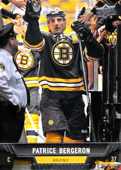 #7 Patrice Bergeron - Boston Bruins - 2013-14 Upper Deck Hockey