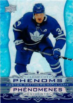 #CC-7 Auston Matthews - Toronto Maple Leafs - 2020-21 Upper Deck Tim Hortons Hockey - Clear Cut Phenoms