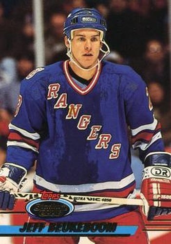 #7 Jeff Beukeboom - New York Rangers - 1993-94 Stadium Club Hockey