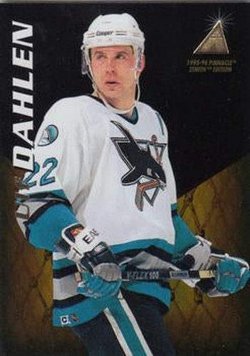 #7 Ulf Dahlen - San Jose Sharks - 1995-96 Zenith Hockey