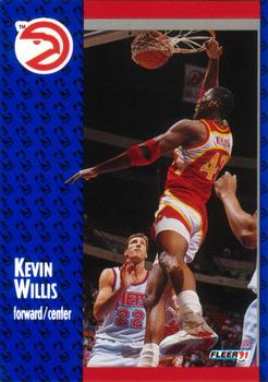 #7 Kevin Willis - Atlanta Hawks - 1991-92 Fleer Basketball