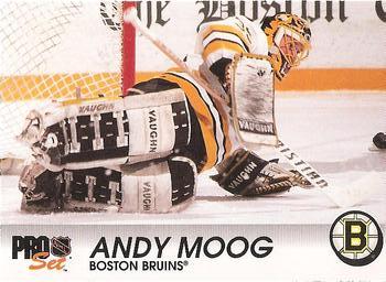 #7 Andy Moog - Boston Bruins - 1992-93 Pro Set Hockey