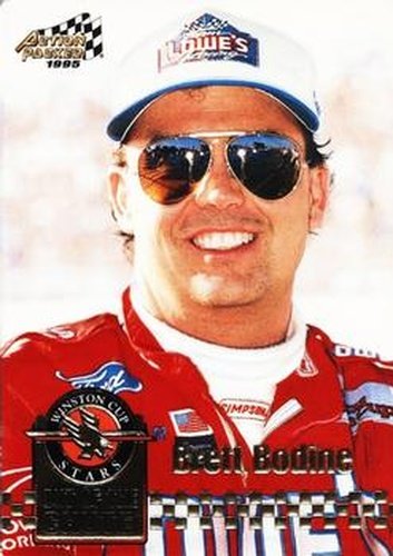 #7 Brett Bodine - Junior Johnson & Associates - 1995 Action Packed Winston Cup Stars Racing