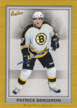 #7 Patrice Bergeron - Boston Bruins - 2005-06 Upper Deck Beehive Hockey