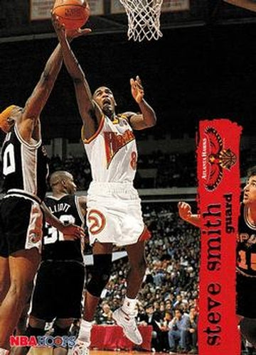 #7 Steve Smith - Atlanta Hawks - 1995-96 Hoops Basketball