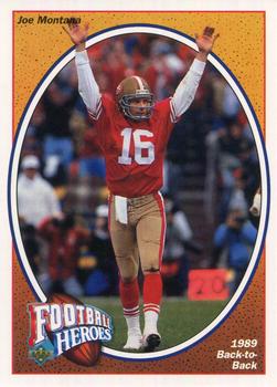 #7 Joe Montana - San Francisco 49ers - 1991 Upper Deck - Football Heroes: Joe Montana Football