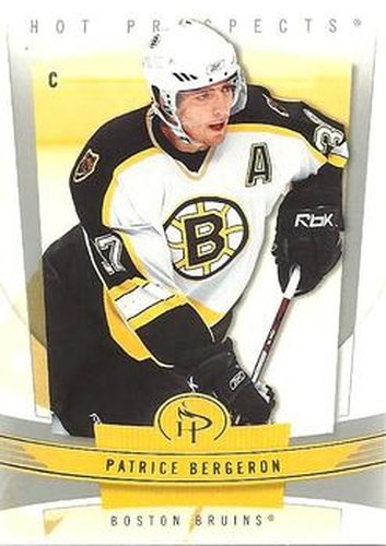 #7 Patrice Bergeron - Boston Bruins - 2006-07 Fleer Hot Prospects Hockey