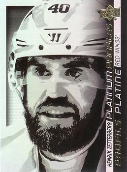 #SS-7 Henrik Zetterberg - Detroit Red Wings - 2015-16 Upper Deck Tim Hortons Hockey - Platinum Profiles