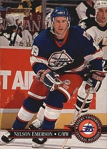 #7 Nelson Emerson - Winnipeg Jets - 1995-96 Donruss Hockey