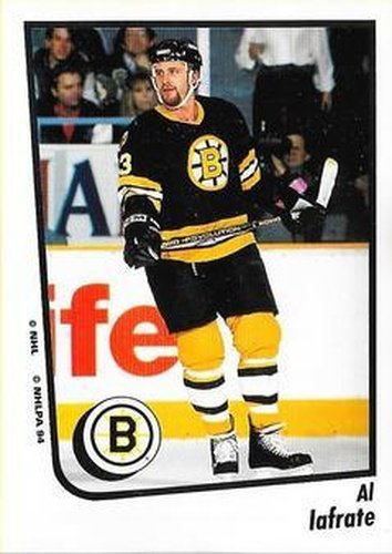 #7 Al Iafrate - Boston Bruins - 1994-95 Panini Hockey Stickers
