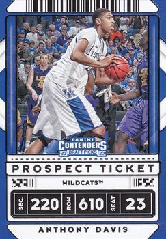 #7 Anthony Davis - Kentucky Wildcats - 2020 Panini Contenders Draft Picks Basketball