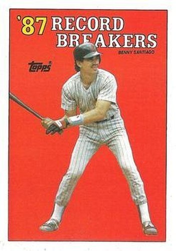 #7 Benny Santiago - San Diego Padres - 1988 Topps Baseball