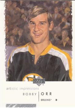 #7 Bobby Orr - Boston Bruins - 2002-03 UD Artistic Impressions Hockey