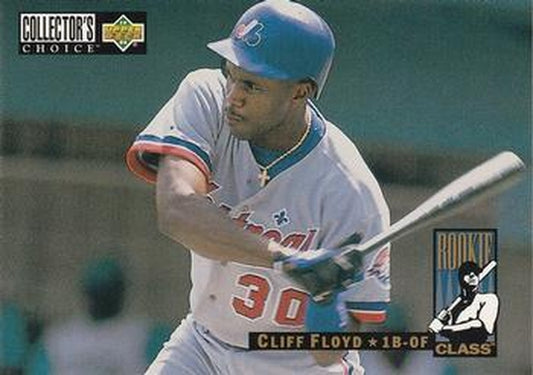 #7 Cliff Floyd - Montreal Expos - 1994 Collector's Choice Baseball