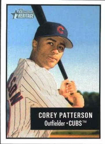 #7 Corey Patterson - Chicago Cubs - 2003 Bowman Heritage Baseball