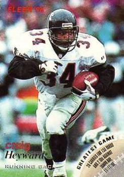 #7 Craig Heyward - Atlanta Falcons - 1996 Fleer Football