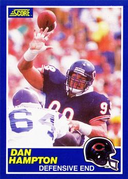 #7 Dan Hampton - Chicago Bears - 1989 Score Football