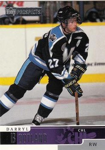 #7 Darryl Bootland - Toronto St. Michael's Majors - 1999-00 Upper Deck Prospects Hockey