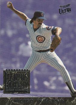 #7 Dennis Eckersley - Chicago Cubs - 1993 Ultra - Dennis Eckersley Career Highlights Baseball