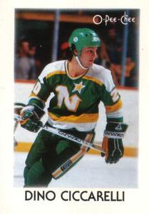 #7 Dino Ciccarelli - Minnesota North Stars - 1987-88 O-Pee-Chee Minis Hockey